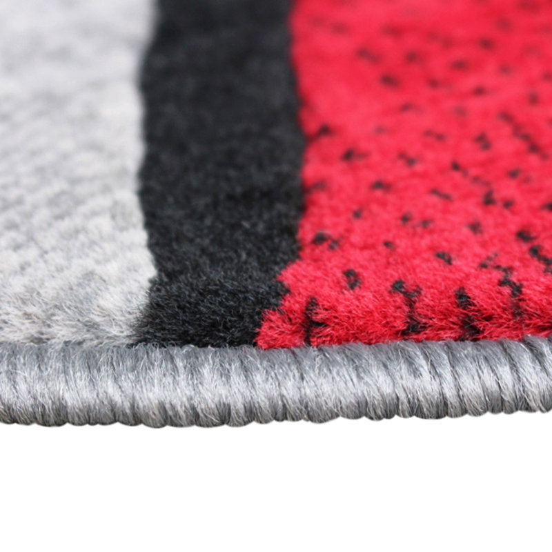 Sioar Abstract Indoor Rug, Round 5'