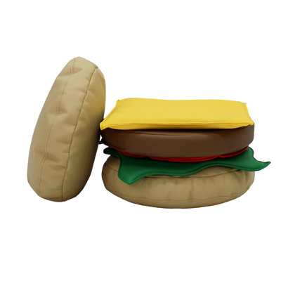 SoftScape Stack-a-Burger 6 Piece Play and Seating Set