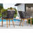 Braylin 10 - Person Wicker Patio Dining Set with Rectangular Table , Cushions Included