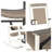 Premium HDPE & Wicker Rocking Chair - High-Back Ergonomic Design with 380LB Capacity