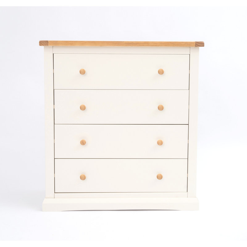 90 cm W Chest of 4 Drawers