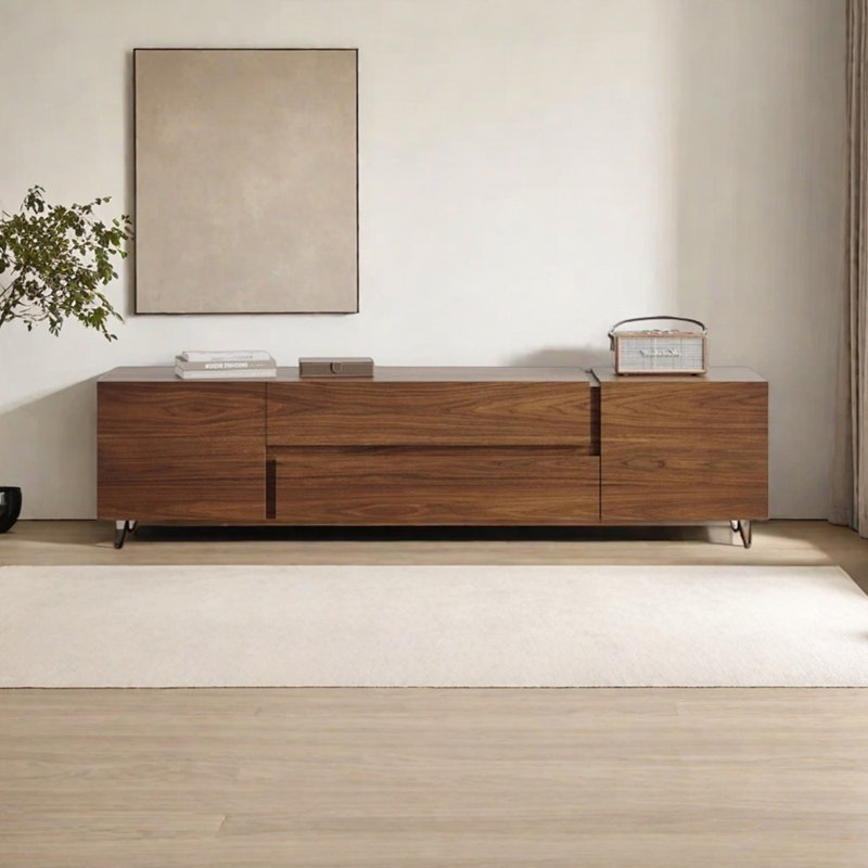 Minimalist TV Stand with Spacious, 78.74"