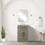 Meuble-lavabo simple en chêne gris, 20 po L 18 po x P 18 po, avec comptoir en acrylique, robinet, comptoir de meuble-lavabo et miroir de 20 po et 18 po, inclus-1769962613