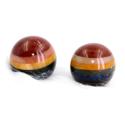 Natural Polished Gemstone Sphere, Large Decorative Accent, Crystal Ball, 50mm