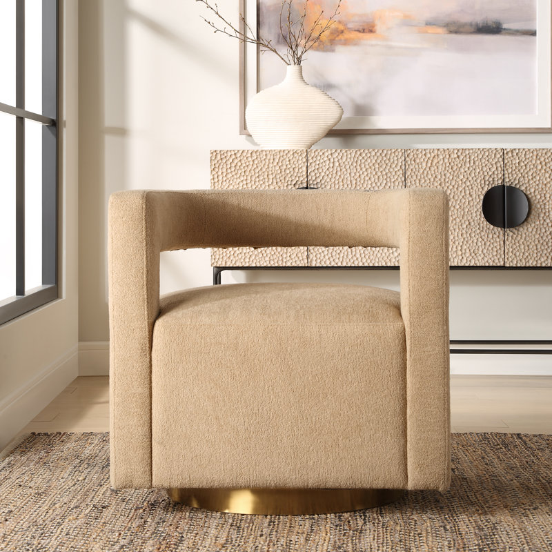 Chaise pivotante moderne Uttermost