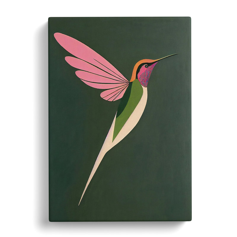 Eiver Hummingbird Unique Vol.2 - Wrapped Canvas, 50cm H x 35cm W x 3cm D