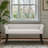 Welburn Upholstered Bench Cream-912572068