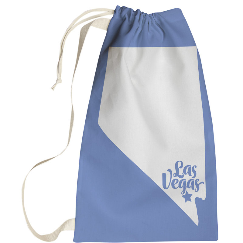 Sac à linge las vegas nevada, Grand (H 36 po x l 28 po), Bleu