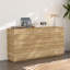 Commode 9 tiroirs l 63 po avec poignées cachées
