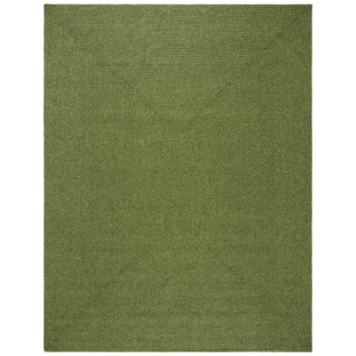 Garbrand Braided Hand Woven Performance Machine Washable Solid Color Indoor/Outdoor Area Rug