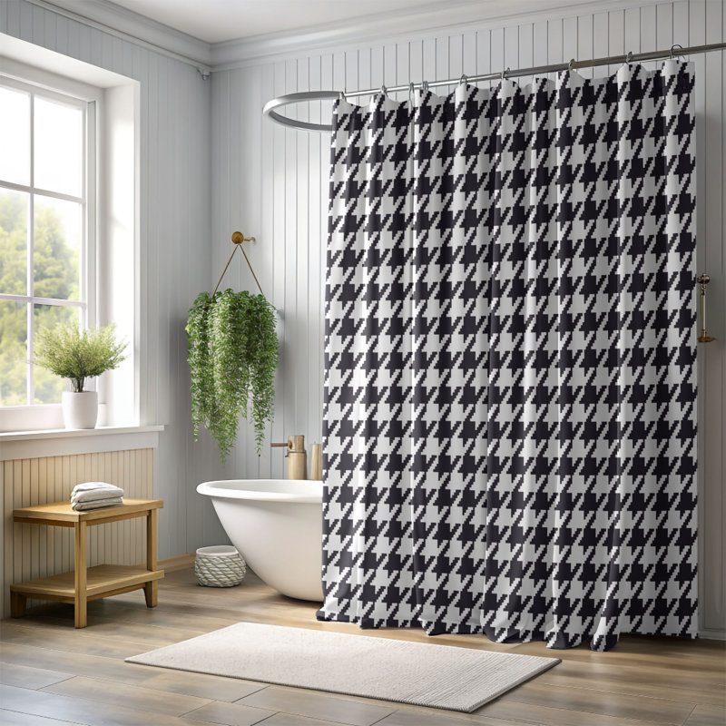 Rideau de douche Twilight Grid - Premium, H 74 po x l 71 po