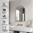 Morden Right Angle Arched Alloy Aluminium Thin Framed Wall-Mounted Vanity Mirror Bathroom Vanity Mirror for Bedroom Entryway, Living/Dressing Room-1832583142-1824197334