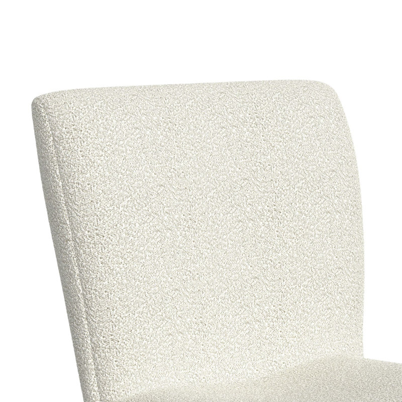 Galan UPH Swivel Bar Stool with Beige Boucle in Natural (2 Per Carton)
