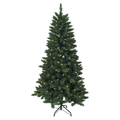 72' H Lighted Artificial Pine Christmas Tree