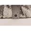 Tapis unique en laine nouvel âge rectangulaire gris foncé 5 pi x 8 pi 2 po One-of-a-Kind