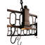 Revival Deco Oblong Handcrafted Hanging Pot Rack