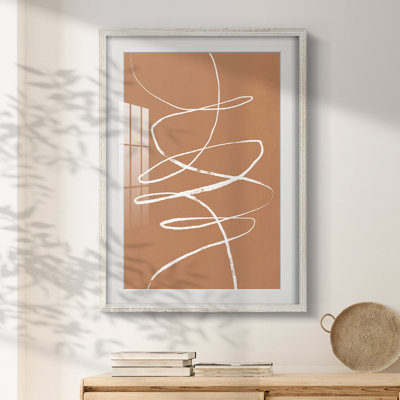 Terracotta Drift II - Impression encadrée