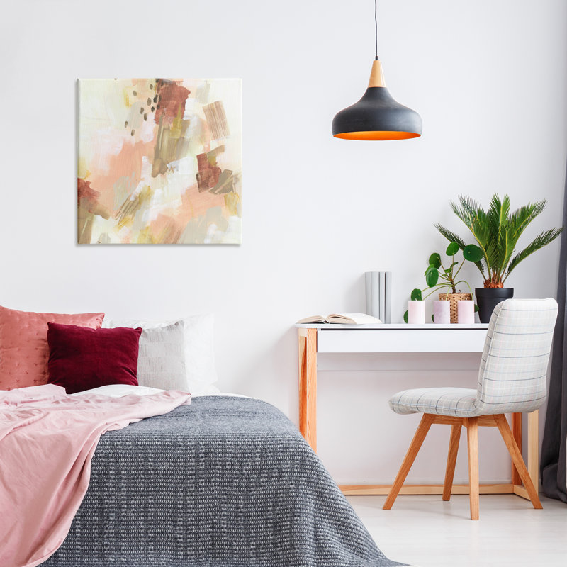 "Boho Speckled", art mural sur toile par June Erica Vess, H 30 po x l 30 po