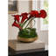 Faux arrangement de lis Calla rouge