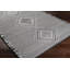 Tapis gris en laine tissé à plat à la main Morgan Southwestern-1090633643