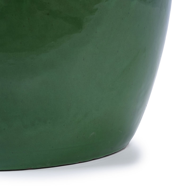 Modern Planter Of 3 With Antique Ceramic, All-Weather , Reinforced Construction, Built-In Drainage For Root Development And Health, 14.59" L W 12.4" H, 46.41 Lbs Ceramic In , Sleek Design,
