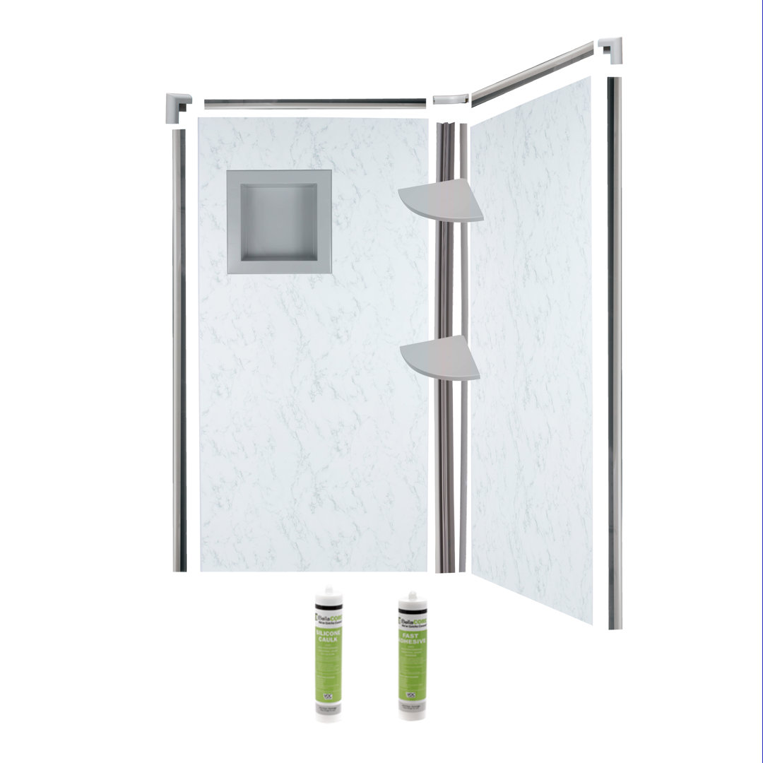 Bella CORE 2 Wall Tub and Shower Surround up to 48Dx48Wx96H Bella CORE 