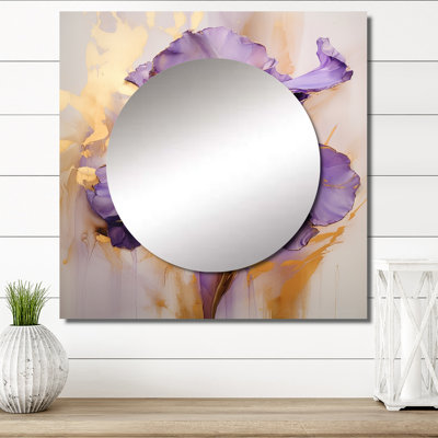 Miroir mural de salon Golden Iris