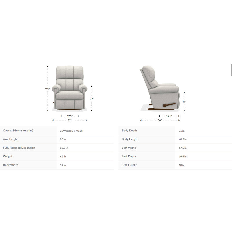 Vail Rocking Recliner, Persia Bark Chenille