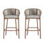 Ensemble de 2 tabourets de bar Lodi