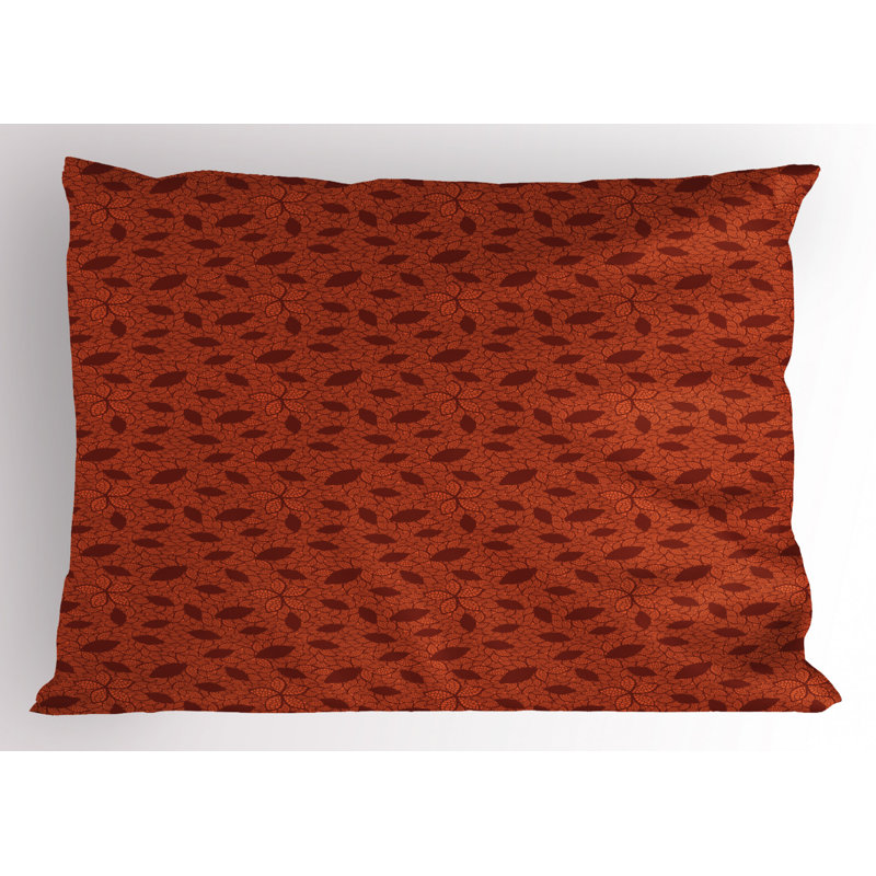 Burnt Polyester Sham Set, Queen