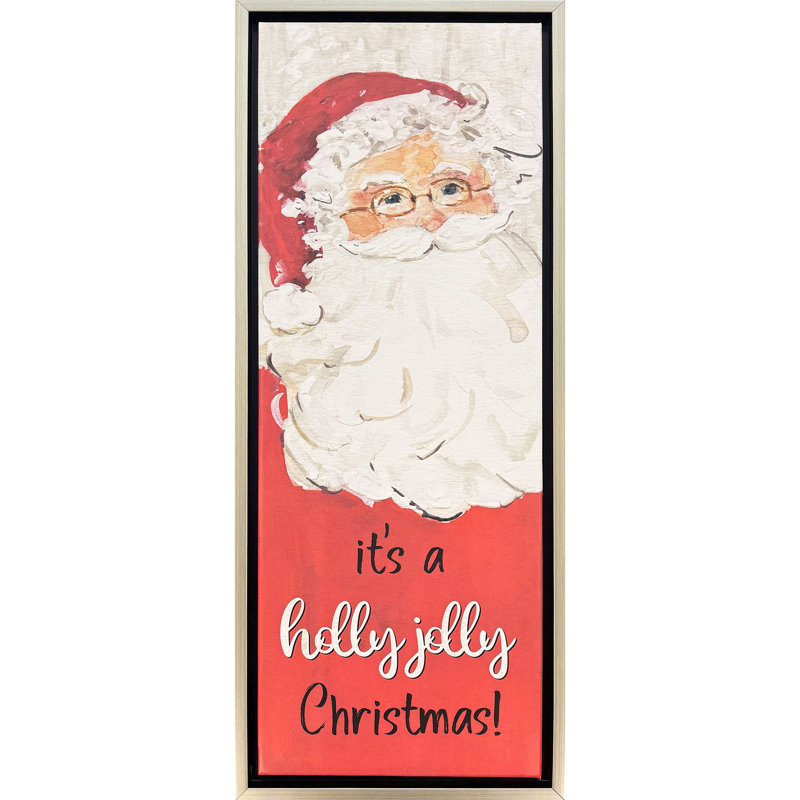 Joyeuse et joyeuse toile de Noël