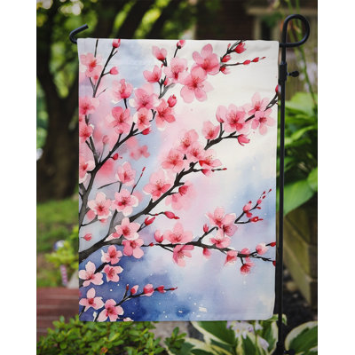 Drapeau de jardin d'orchidées
