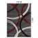 Weekes Performance Area Rug in Gray/Red/Black