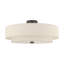 Plafonnier semi-encastré 5 lumières 22 po Flaire-775145389-775145386