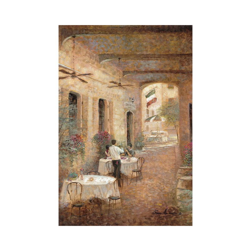 Romantic Hideaway, 26" H x 18" W x 1.5" D, No Matte, Wrapped Canvas