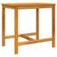  Ensemble de balcon en bois d'acacia blanc crème moyen et durable