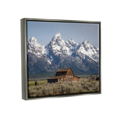 Cabin & Snowy Peaks par David Drost