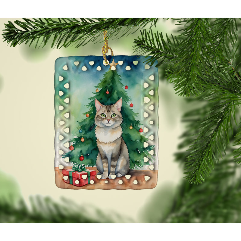 Ornement en porcelaine Dwelf, Dwelf Cat