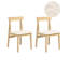 46cm H Boucle Upholstered Upholstered Back Side Chair-580387524