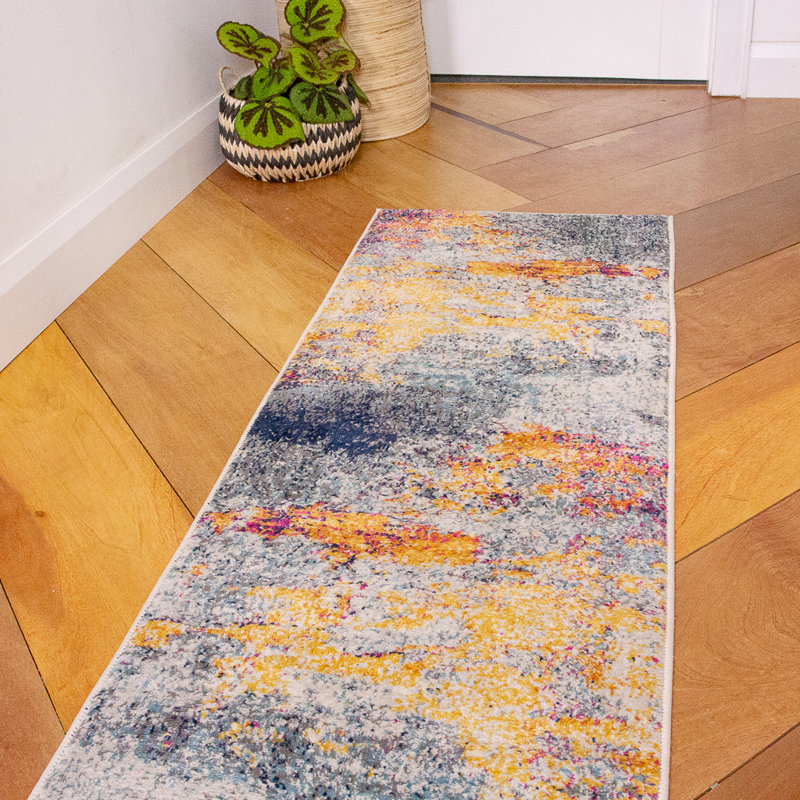 Altamuro Abstract Area Rug, Runner 60 x 240cm