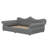 Upholstered Daybed with Built-in LED Lights and Stylish Nail Head Decoration-267063223
