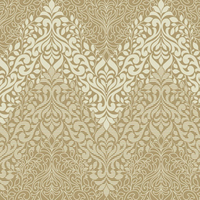 Candice Olson Decadence Damask Metallic Wallpaper Double Roll