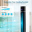 Atf-010l 3-in-1 Cooling Tower Fan With Humidifier & Air Purifier, 60w, Uk Plug