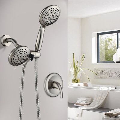Système de douche complet avec valve brute