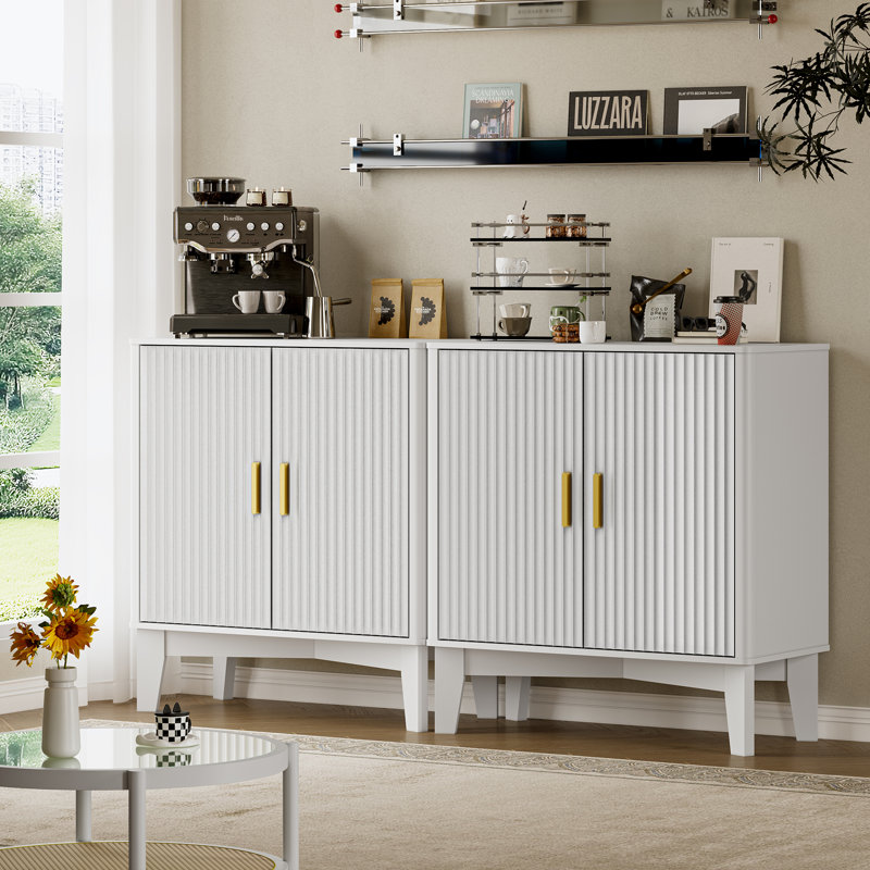 Armoire de rangement multifonctionnelle à grande capacité avec tablette réglable, Blanc