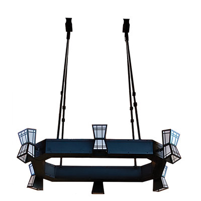 Bavaria 6 - Light Dimmable Geometric Chandelier