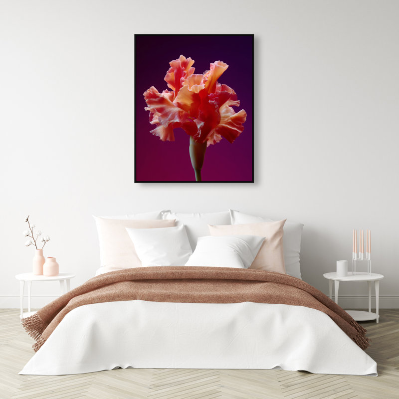Taffeta Twilight I Print by Oliver Gal, 31"H x 37"W, Black Floater Frame