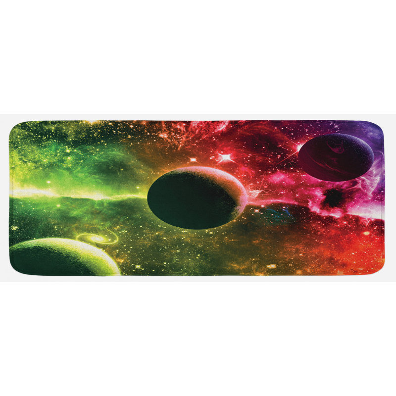 Tapis de cuisine psychédélique