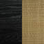 Grand lit à panneaux avec tissage noir, rembourrage rembourré rehaussant le confort, silhouette moderne avec une sensation ouverte et aérée, coins arrondis beiges légèrement texturés qui ajoutent une ambiance design, bords