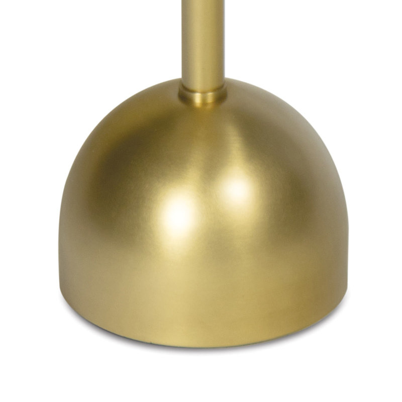 Arthur Accent Table (Polished Nickel), Natural Brass